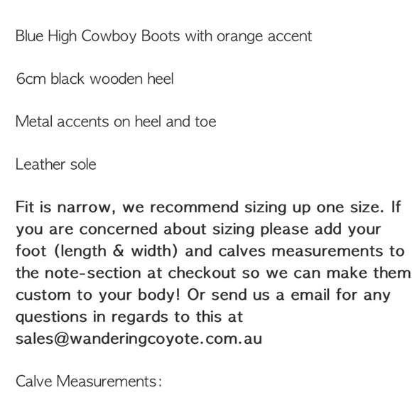 Wandering Coyote True Blue boots - Picture 4 of 5